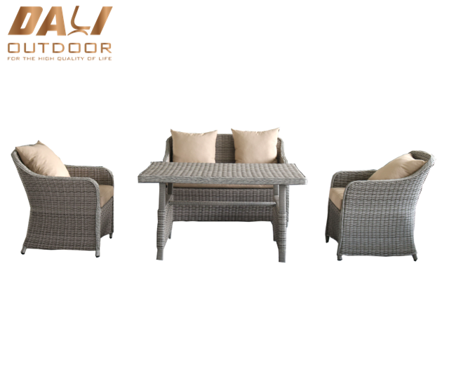 Vanjska pletena sofa Sekcijska sofa od ratana